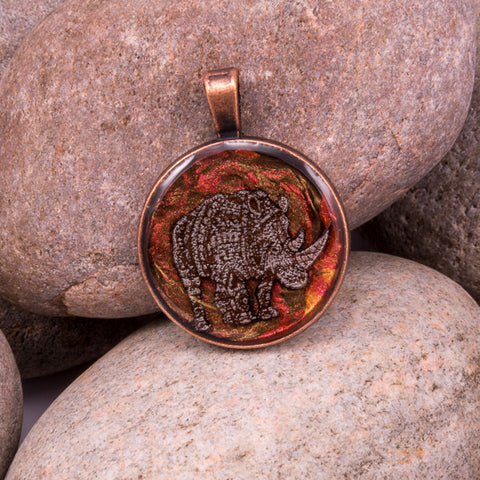 Mighty Rhino Pendant (#1208)